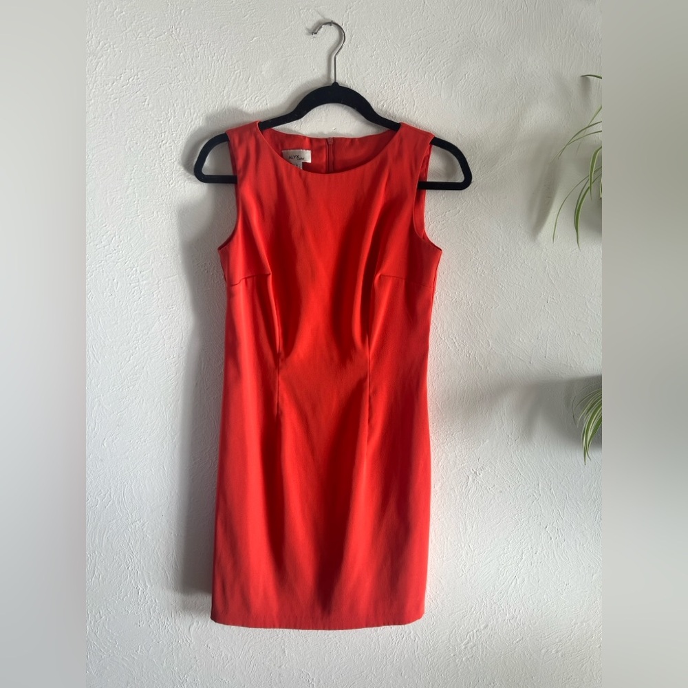 Alyx Vibrant Red Sheath Dress